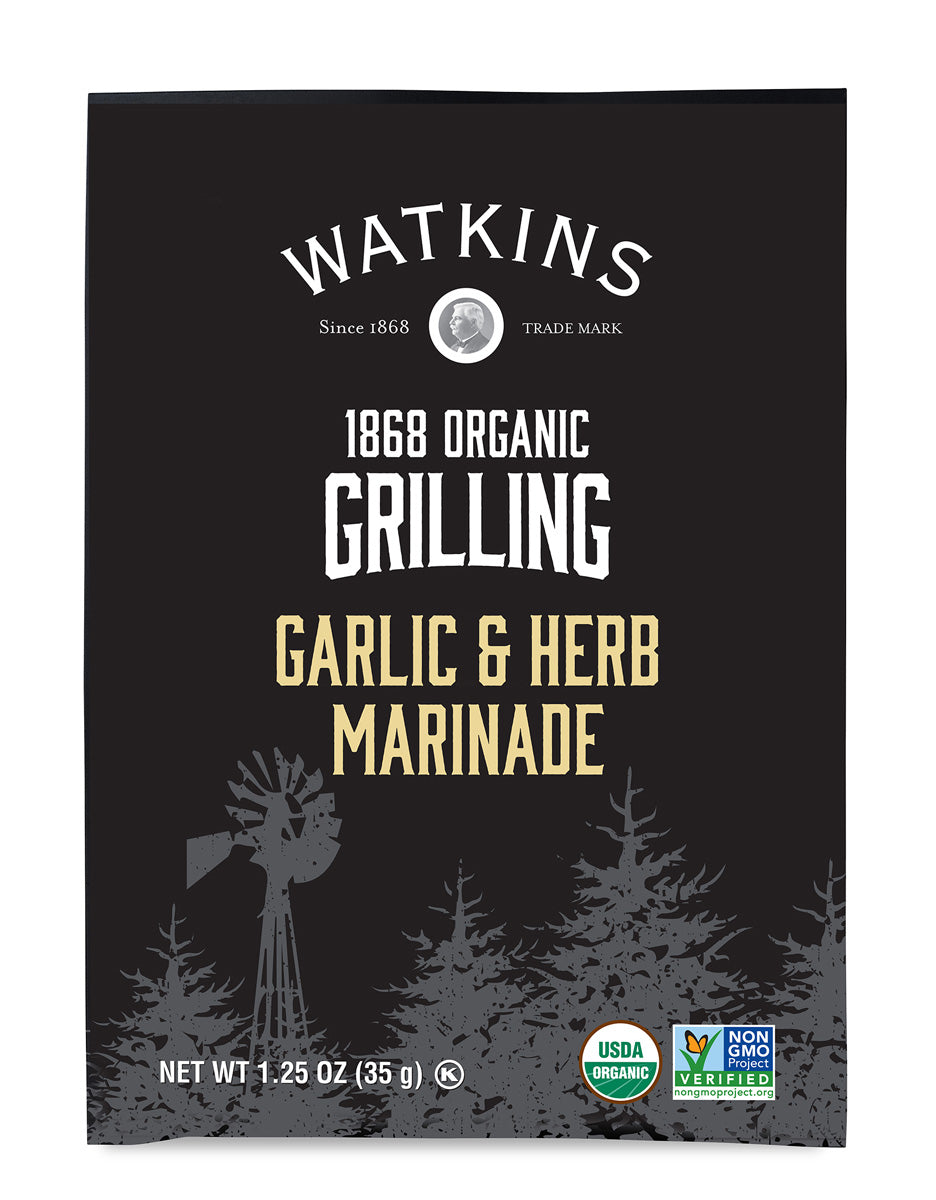 Watkins 1868 Organic Grilling Garlic Herb Marinade