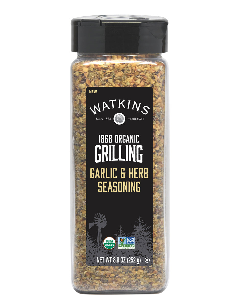 Watkins 1868 Organic Grilling Garlic & Herb Seasoning