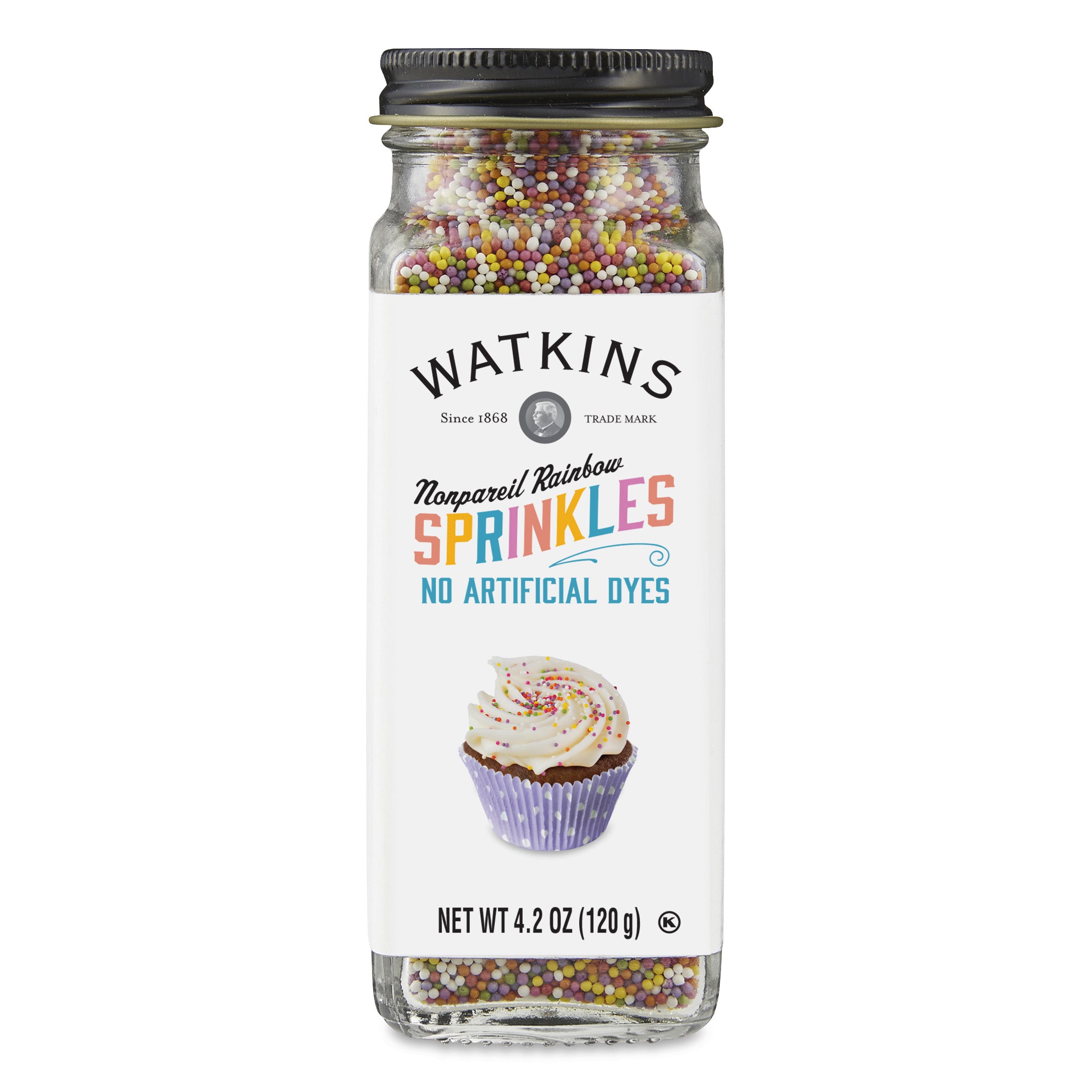 Watkins Rainbow Nonpareils Decorating Sprinkles
