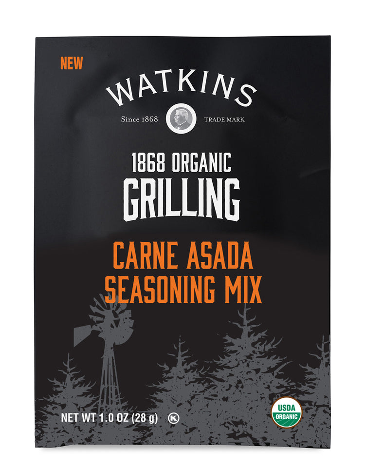 Organic Grilling Carne Asada Seasoning Mix, Pack of 12