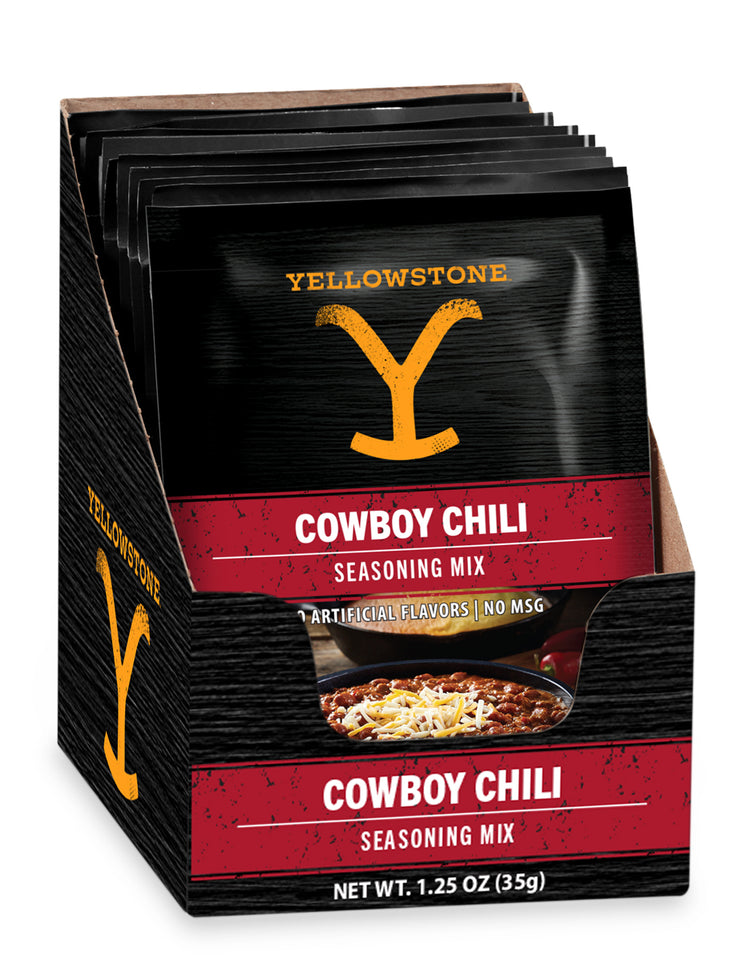 Yellowstone Cowboy Chili Seasoning, Pack of 12