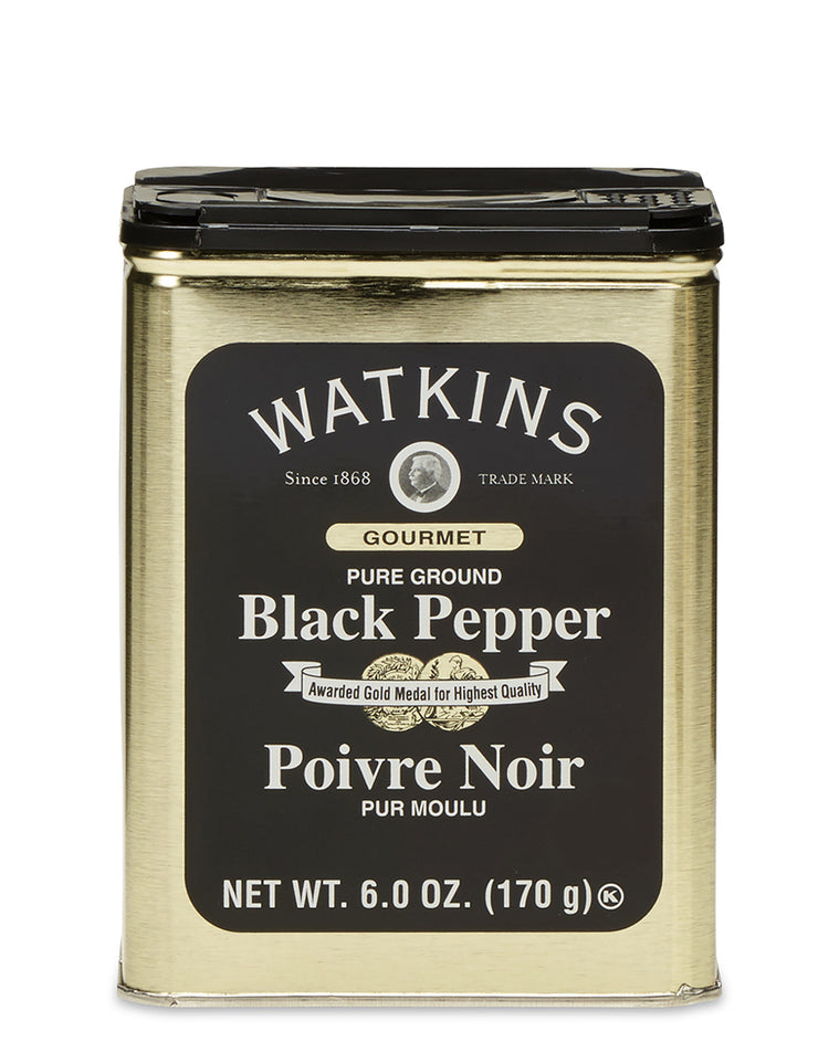Pure Ground Black Pepper Tin