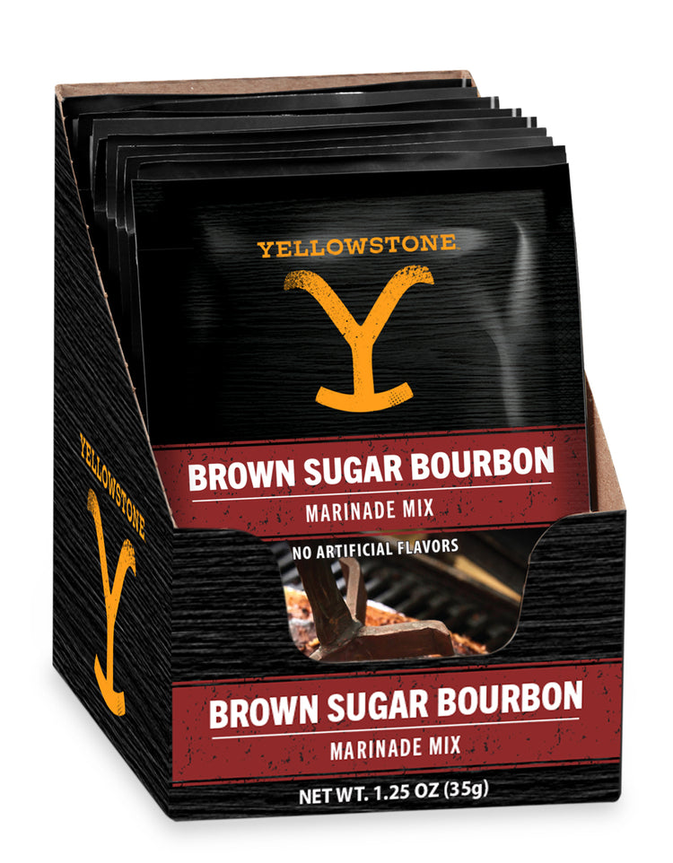Yellowstone Brown Sugar Bourbon Marinade, Pack of 12