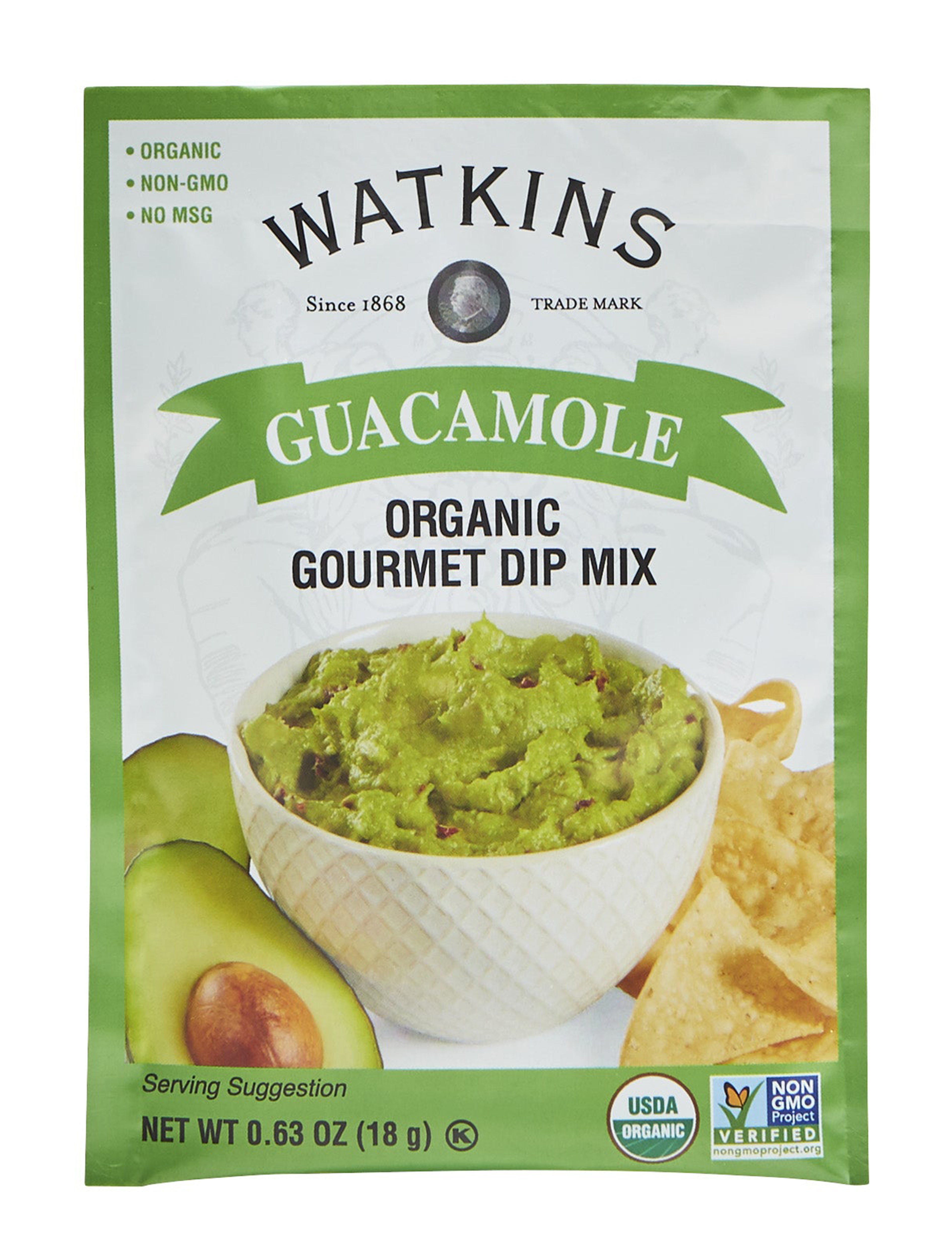 Watkins Organic Guacamole Dip Mix