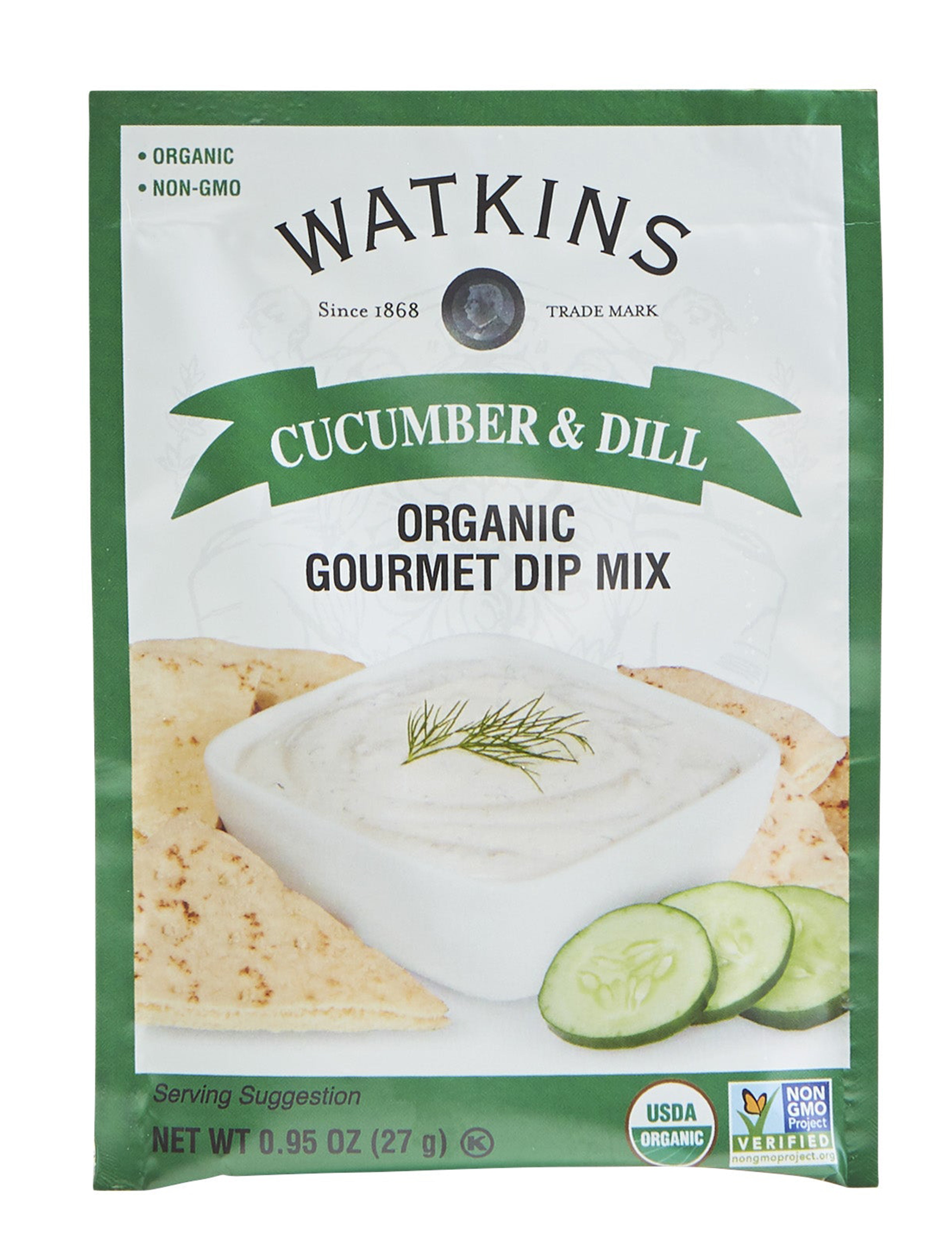 Watkins Organic Cucumber & Dill Dip Mix