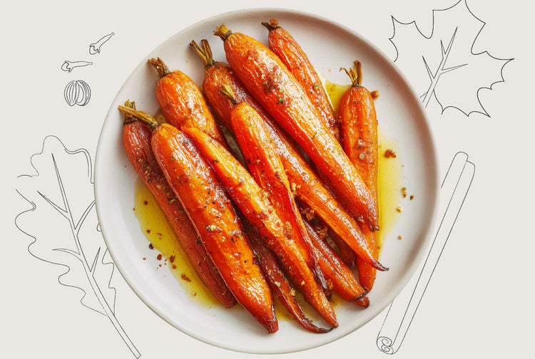 Cinnamon-Spiced Roasted Carrots