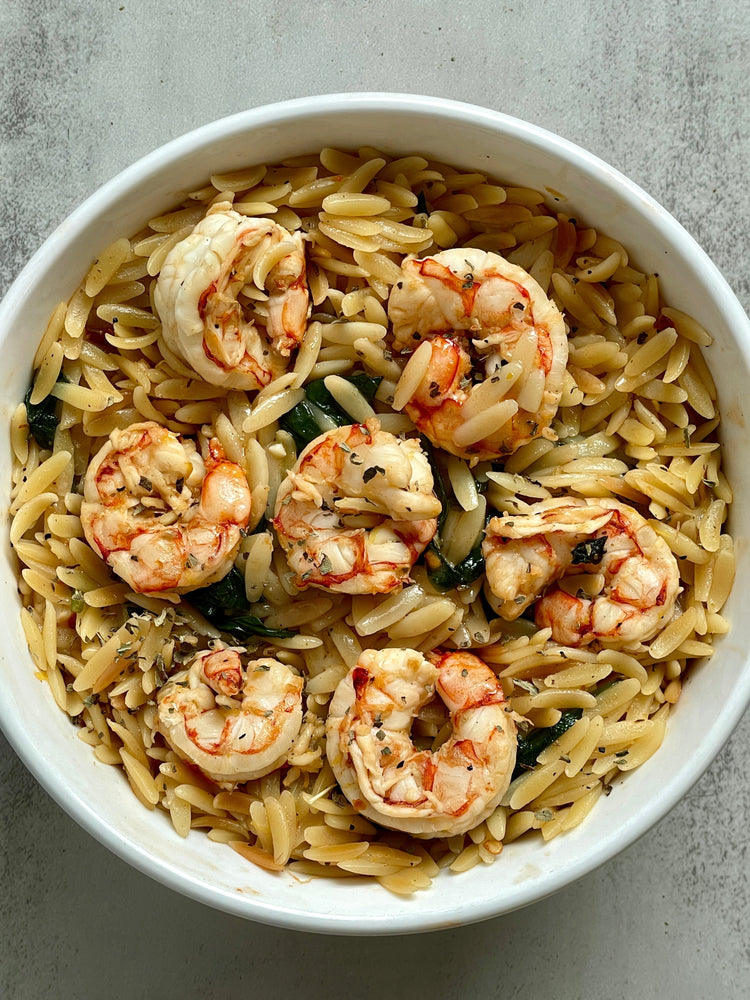Shrimp and Orzo