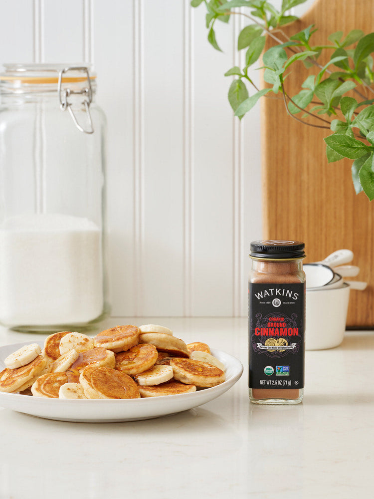 Cinnamon Banana Pancake Bites
