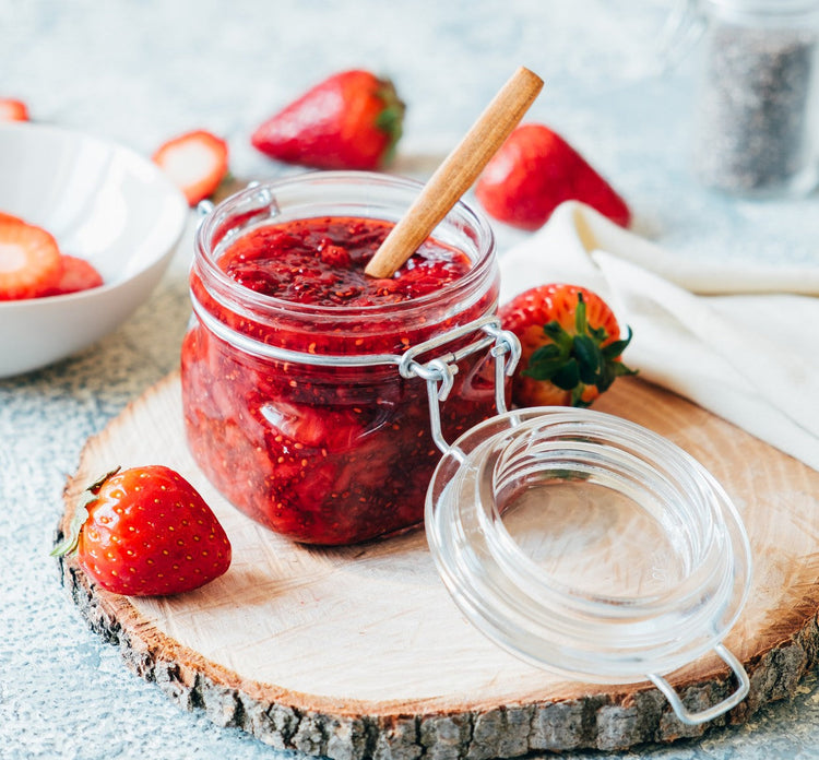 Vanilla Strawberry Rhubarb Jam