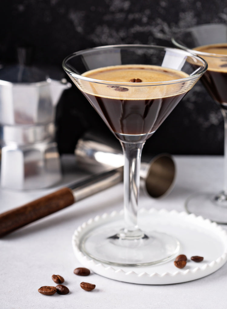 Vanilla Bean Espresso Martini Mocktail