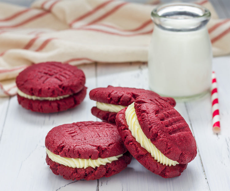 Red Velvet Whoopie Pies