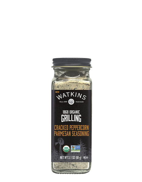 Watkins 1868 Organic Grilling Cracked Peppercorn Parmesan
