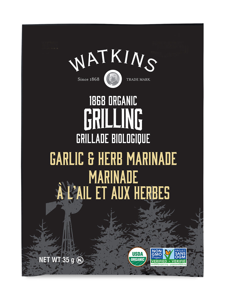 Watkins 1868 Organic Grilling Garlic Herb Marinade