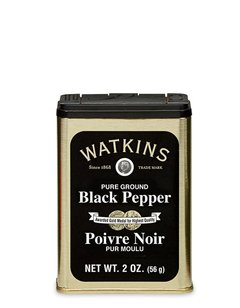 Watkins Pure Ground Black Pepper Spice Tin