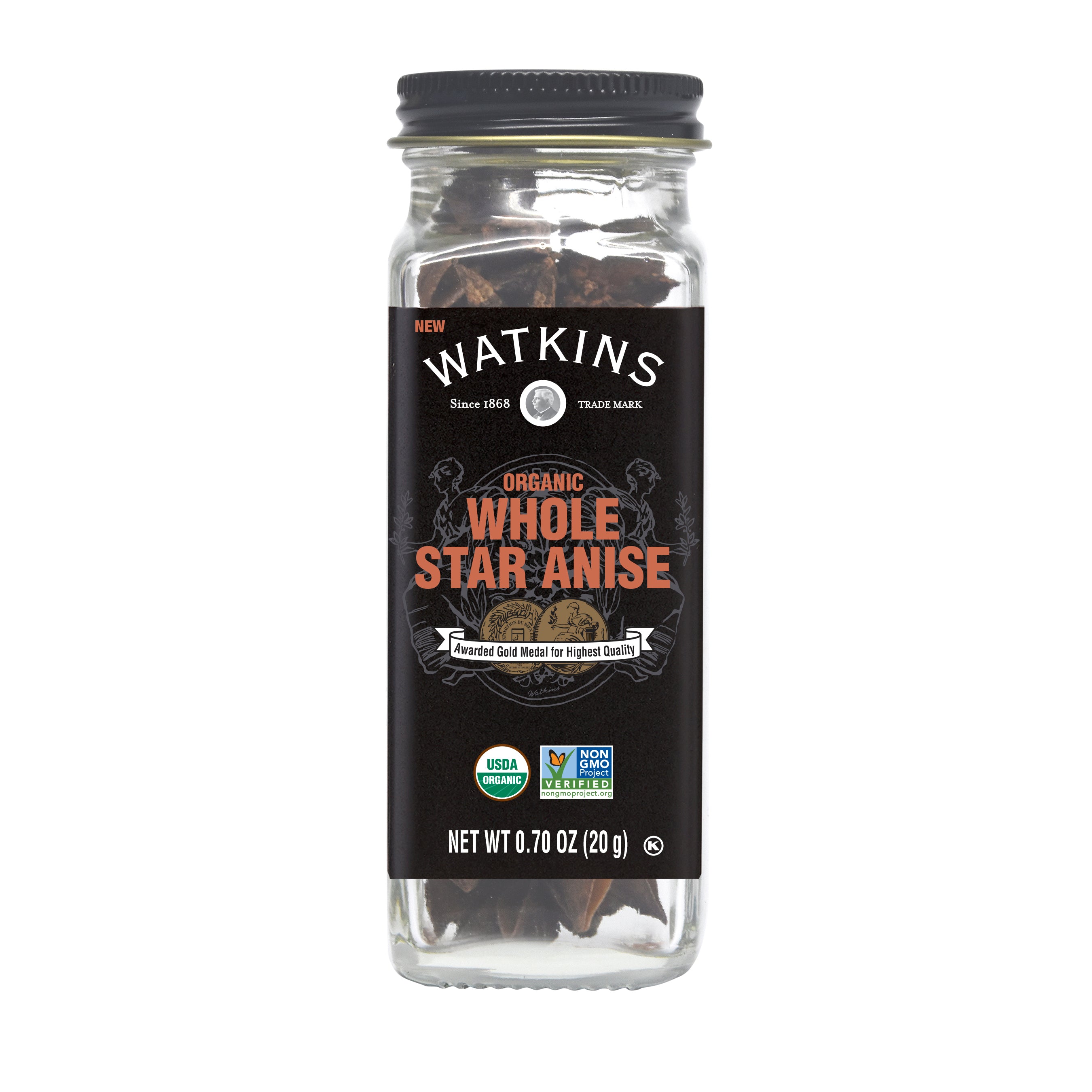 Watkins Organic Anise, Whole Star