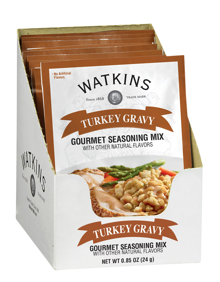 Turkey Gravy Gourmet Seasoning Mix, Pack of 12