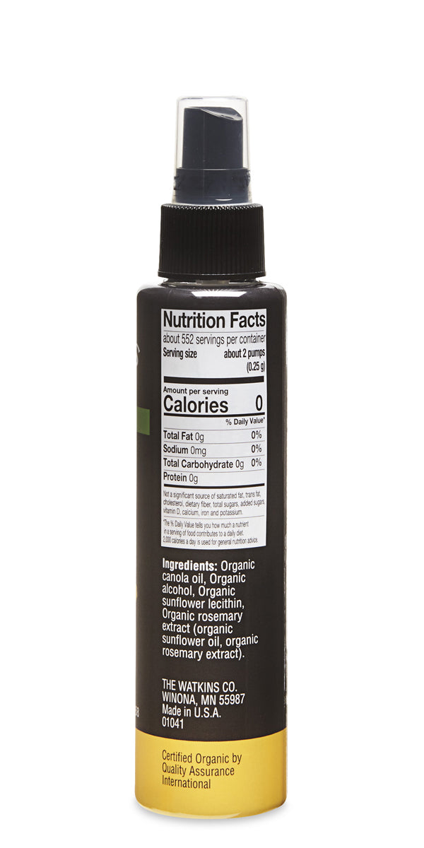 Organic Canola Oil Cooking Spray