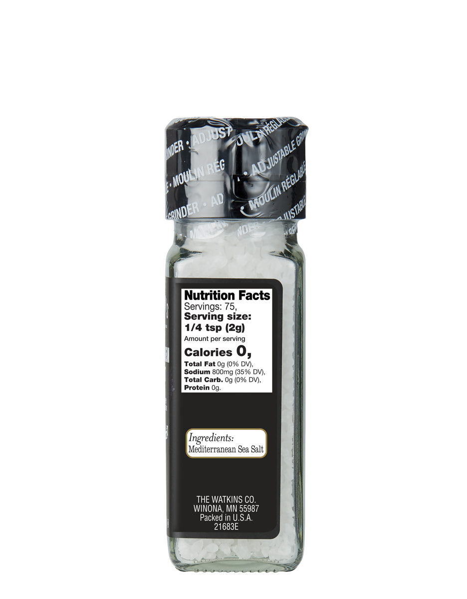 Mediterranean Sea Salt Grinder