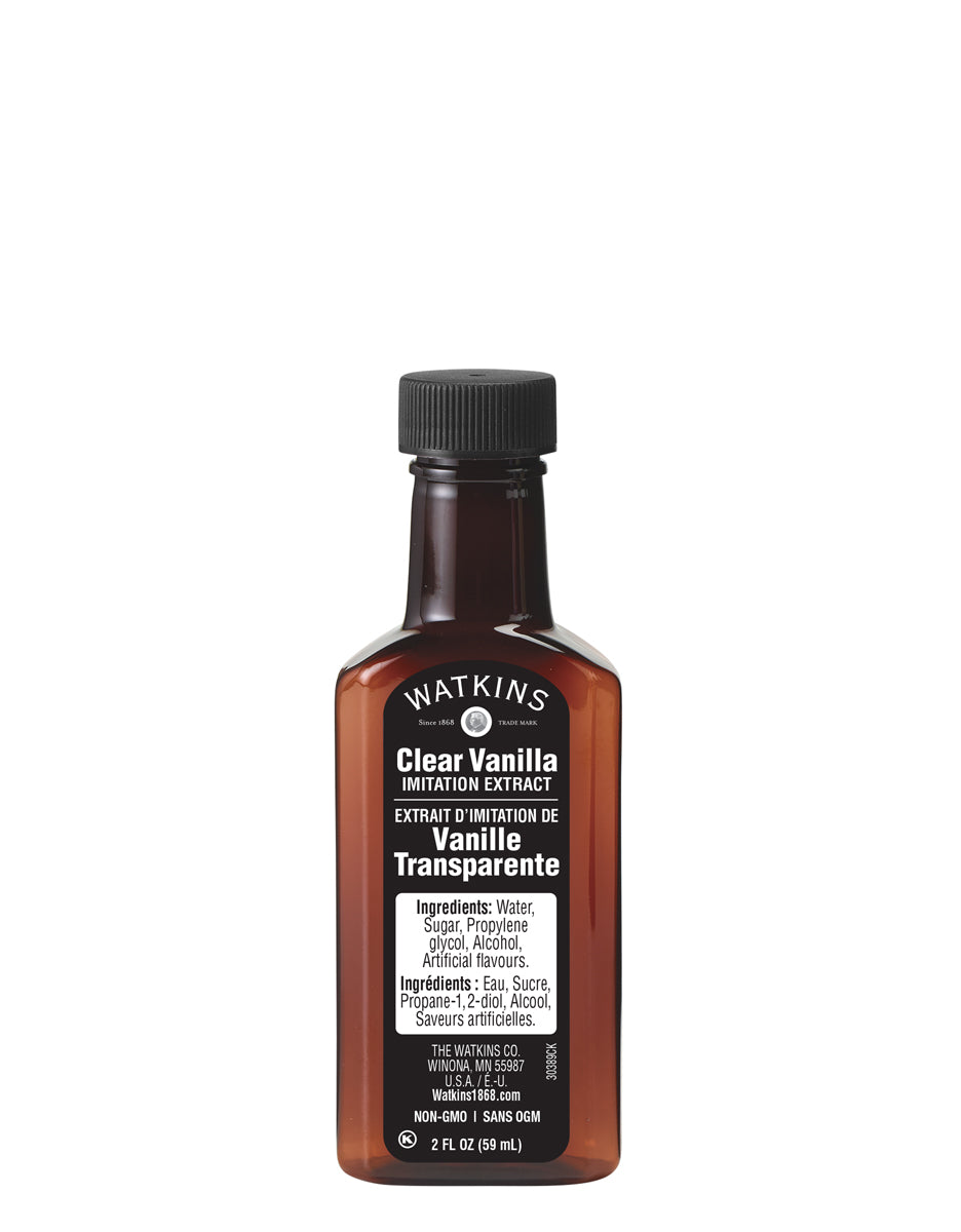 Vanilla Extract, Clear Imitation, 59 mL