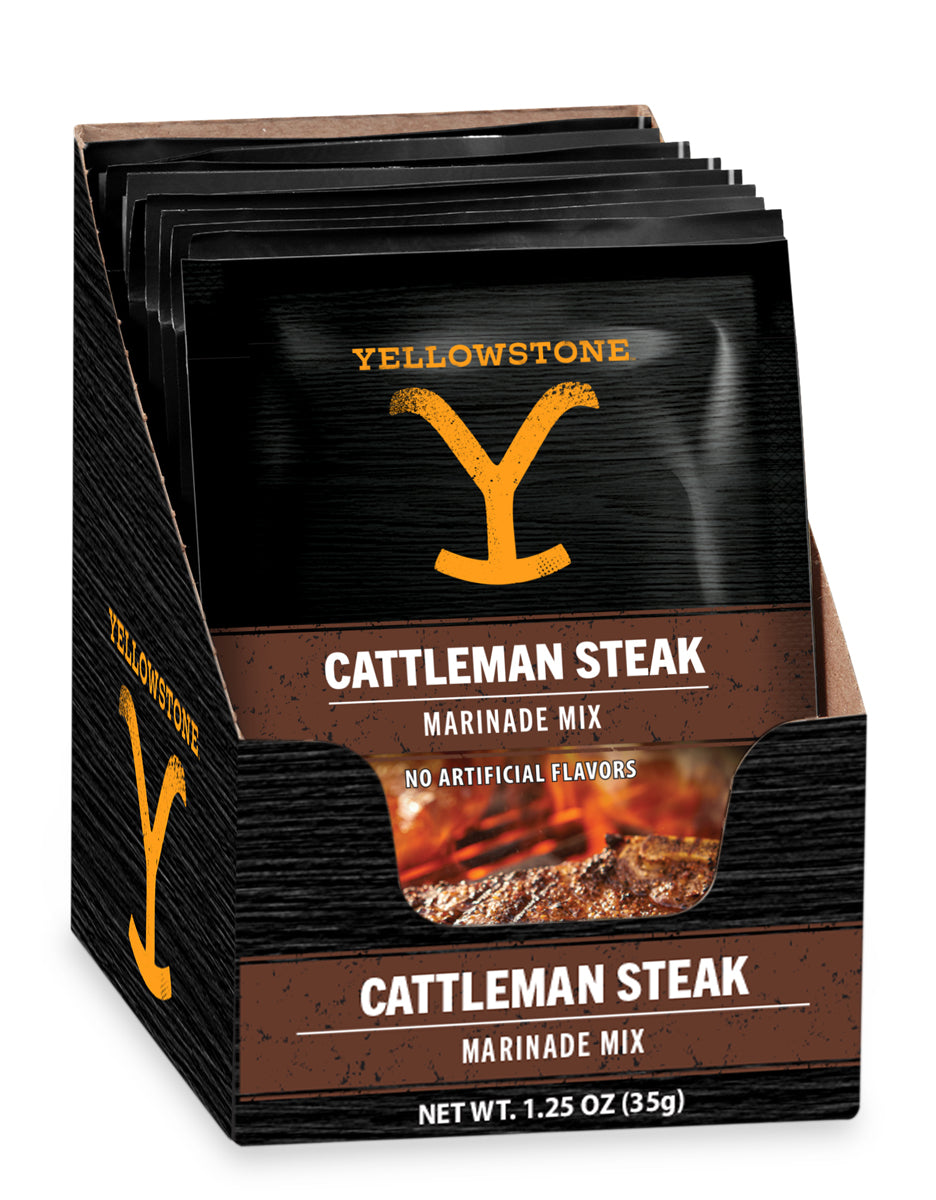 Yellowstone Cattleman Steak Marinade, Pack of 12
