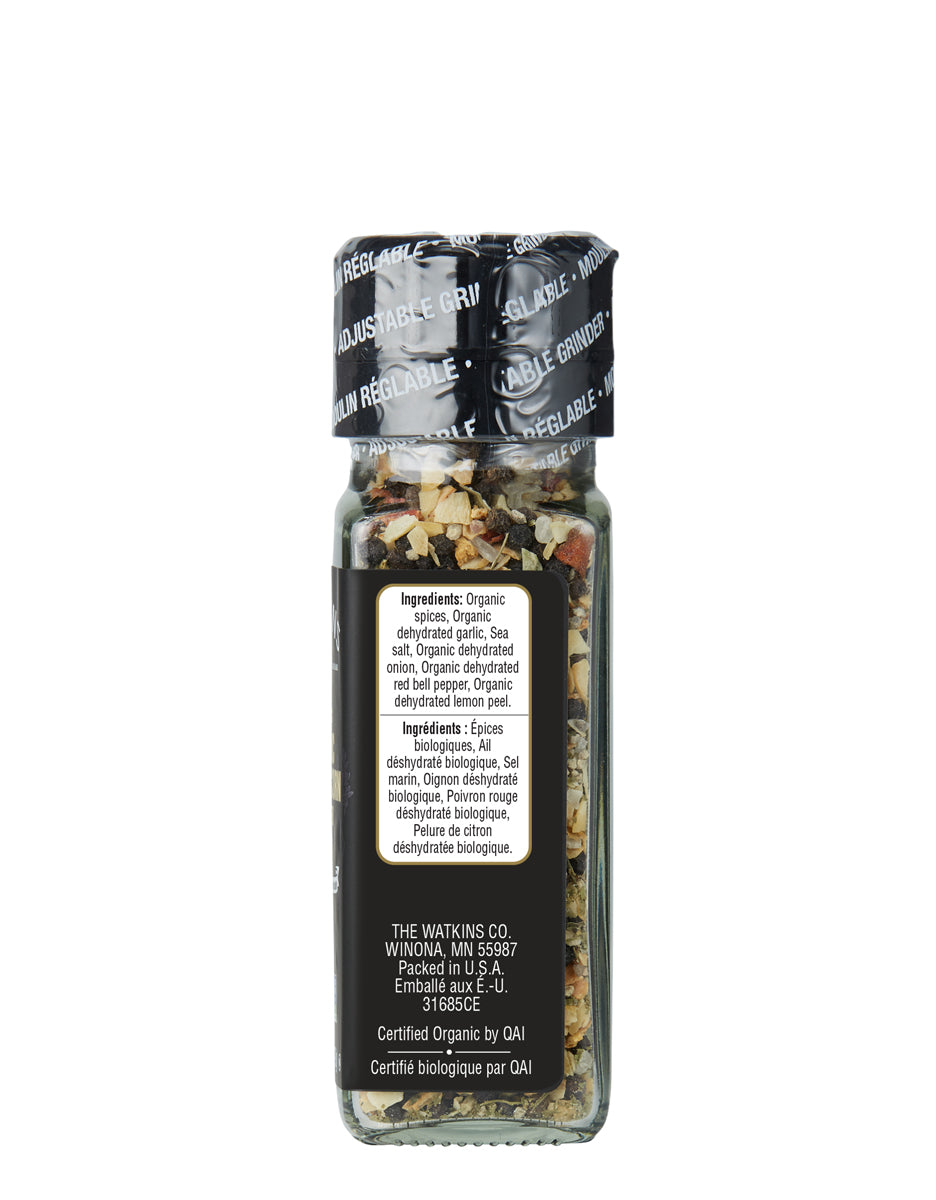 Organic Garlic Peppercorn Grinder