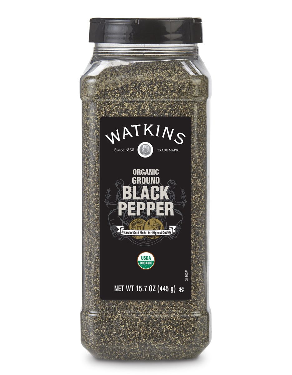Organic Ground Black Pepper, 15.7 oz.