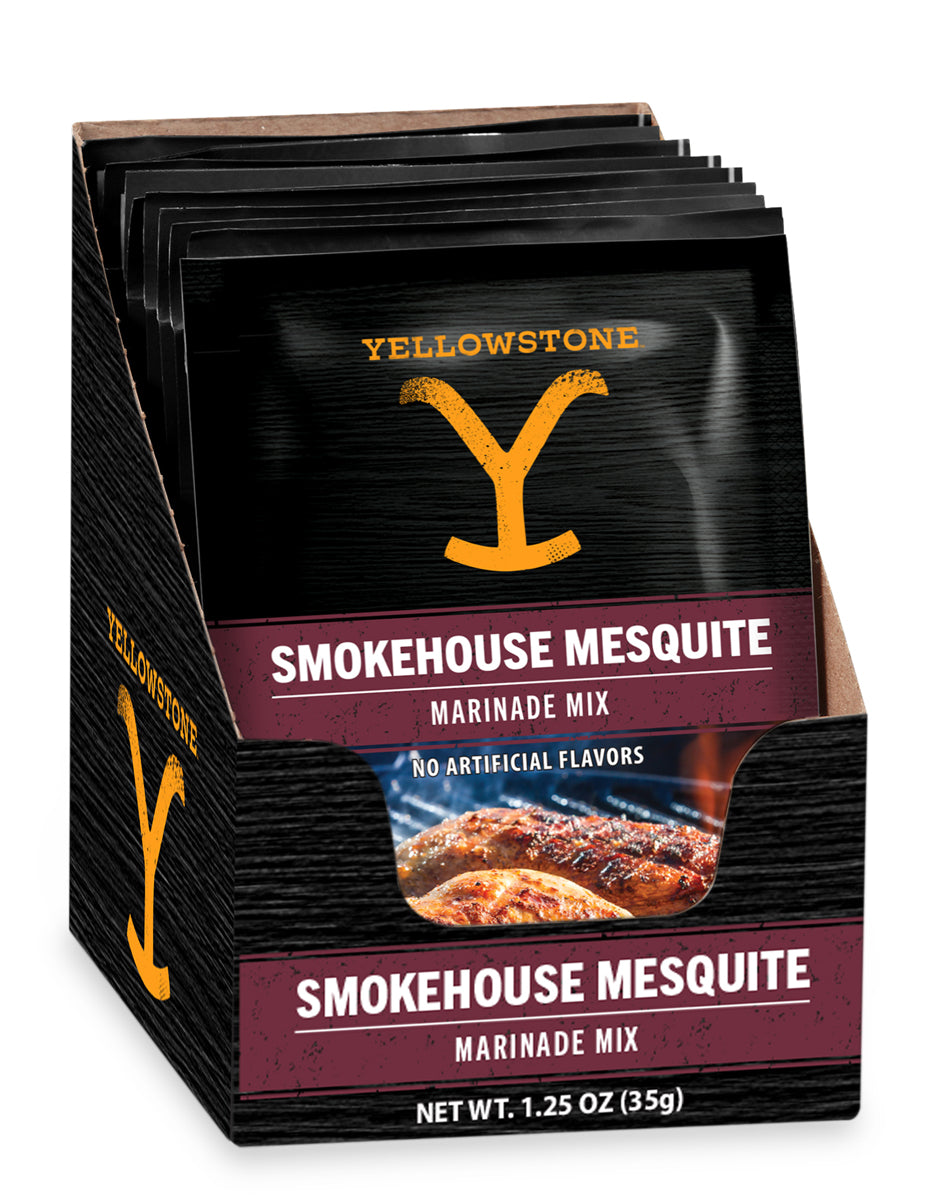 Yellowstone Smokehouse Mesquite Marinade, Pack of 12