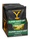 Yellowstone Jalapeno Country Gravy Seasoning Mix, Pack of 6