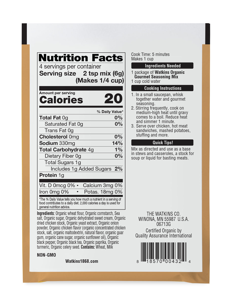 Organic Roast Chicken Gravy Seasoning Mix