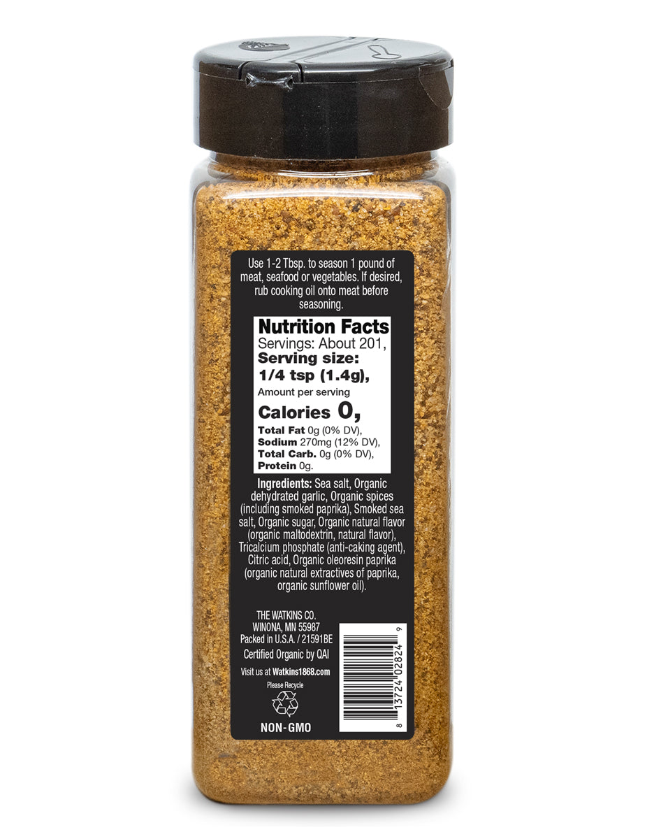 Organic Grilling All Purpose Seasoning, 9.9 oz.