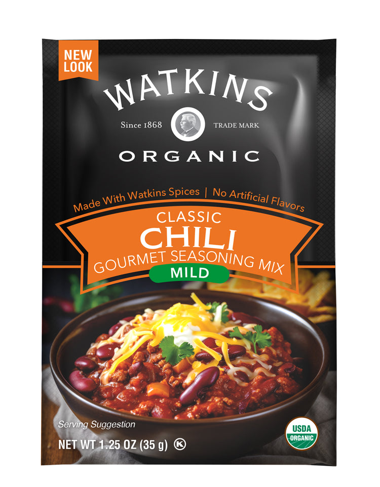 Organic Chili Seasoning Mix - Mild, Pack of 12