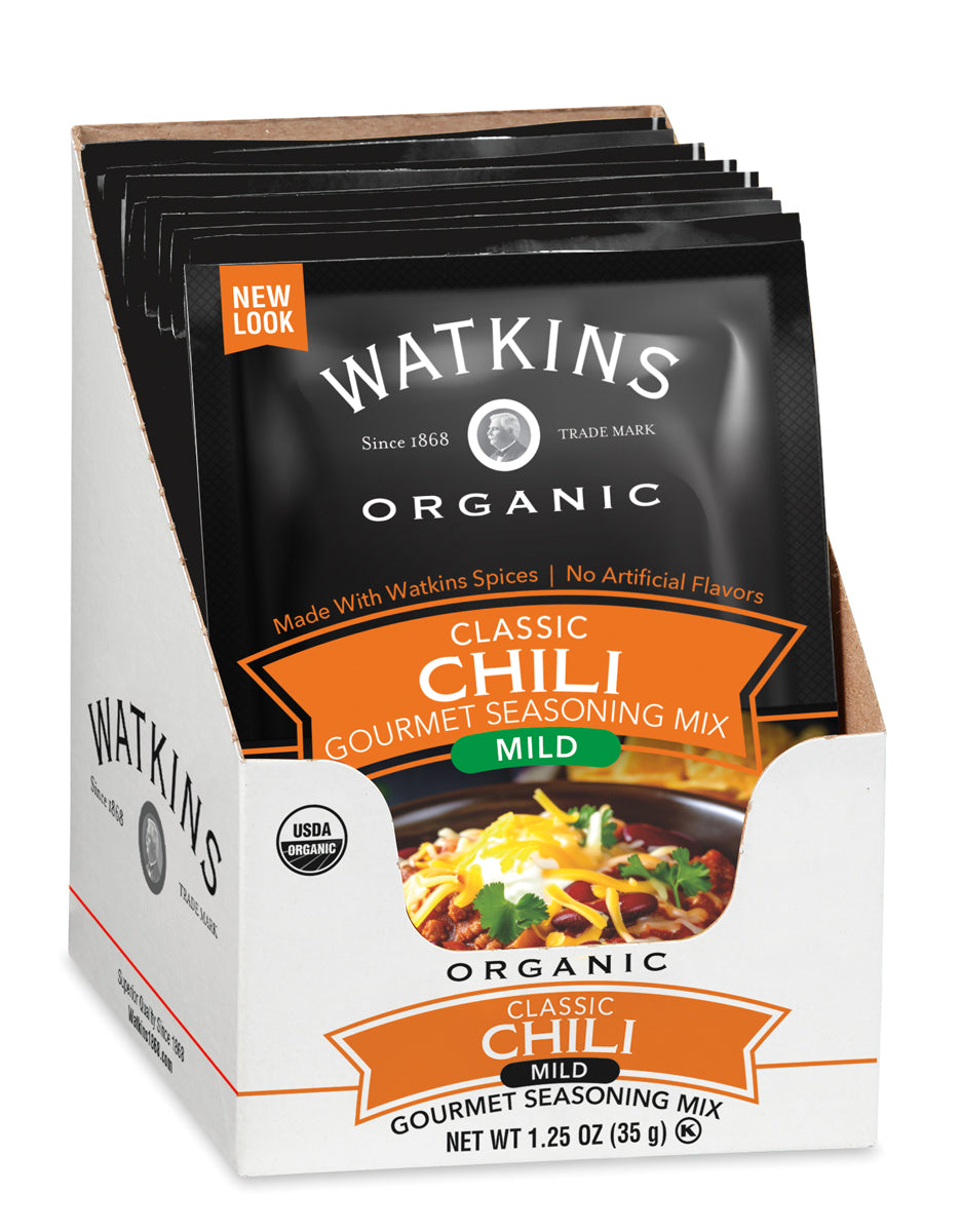 Organic Chili Seasoning Mix - Mild, Pack of 12