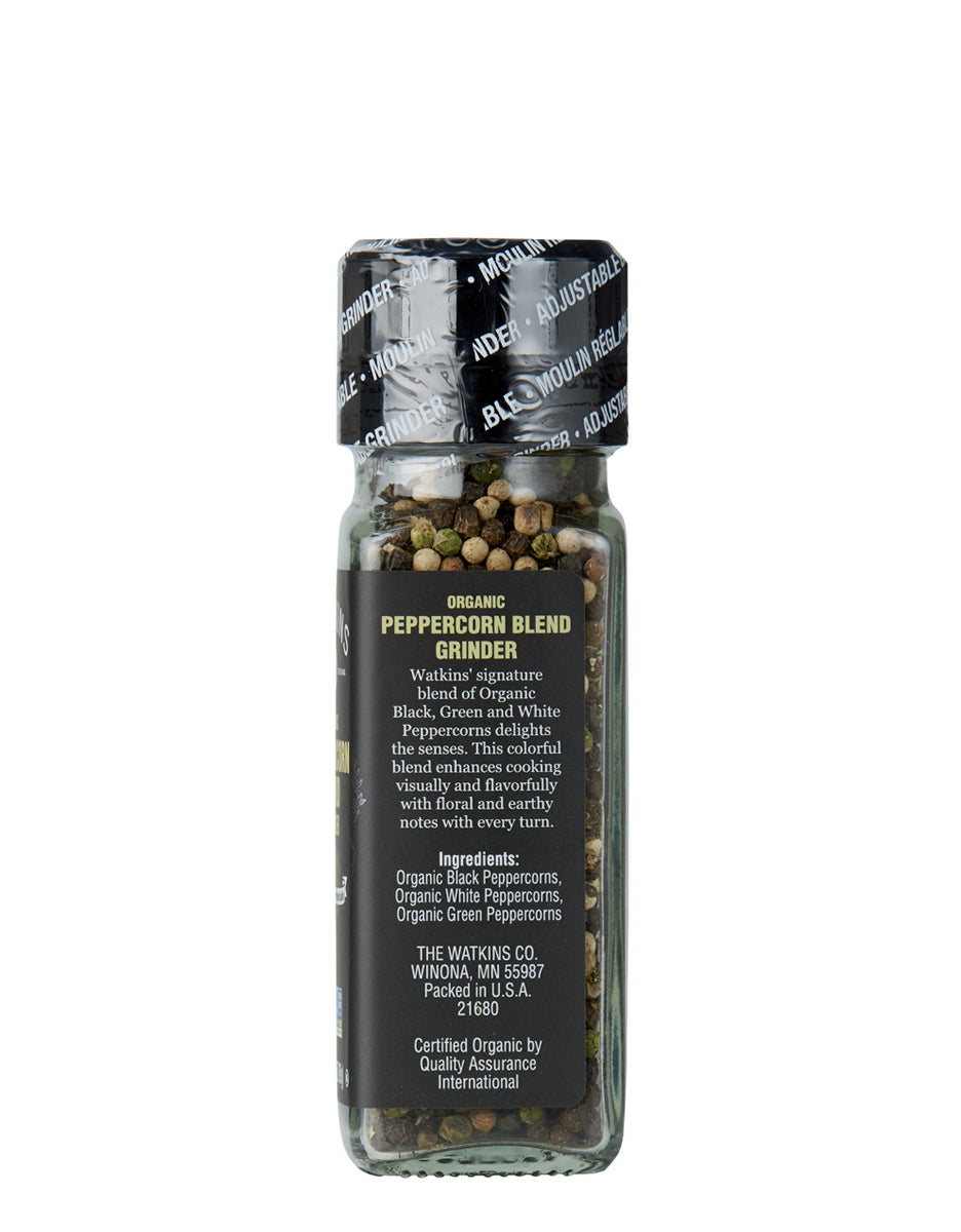 Organic Peppercorn Blend Grinder