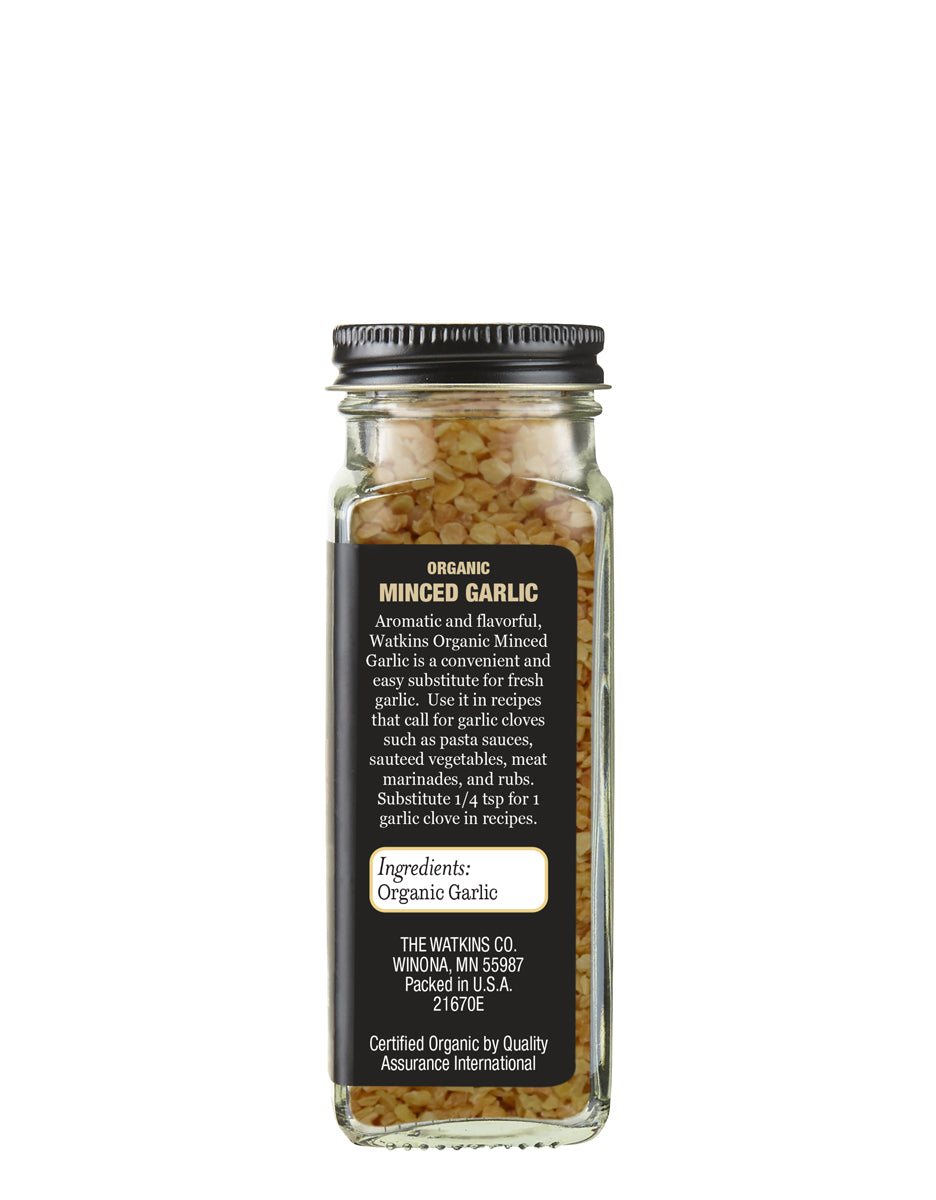 Organic Minced Garlic