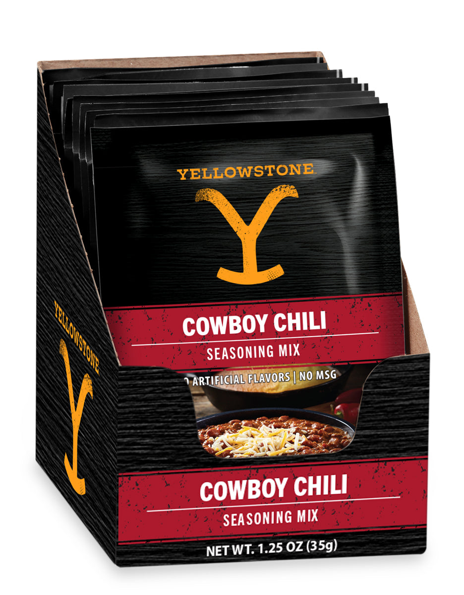 Yellowstone Cowboy Chili Seasoning, Pack of 12