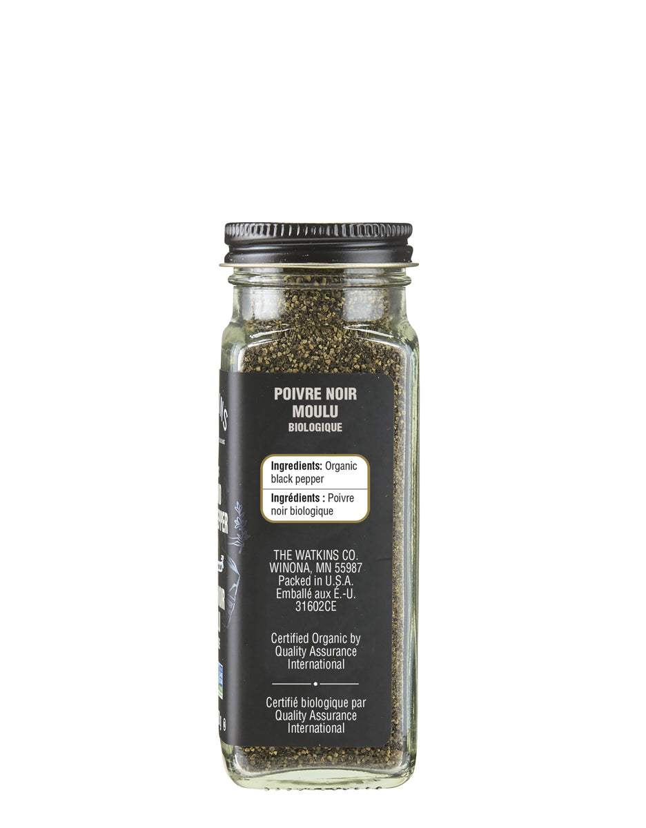 Organic Ground Black Pepper