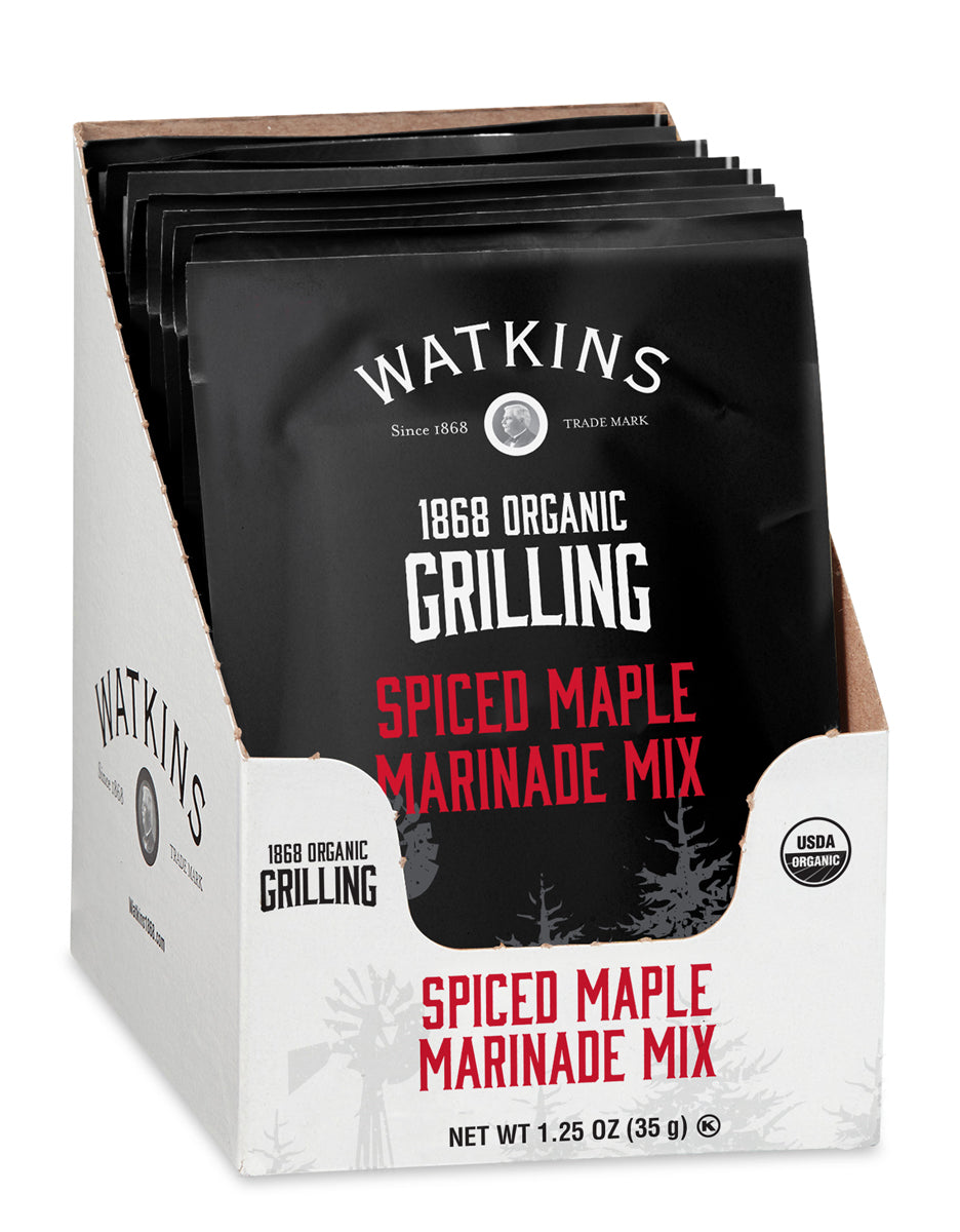 Organic Grilling Spiced Maple Marinade Mix, Pack of 12