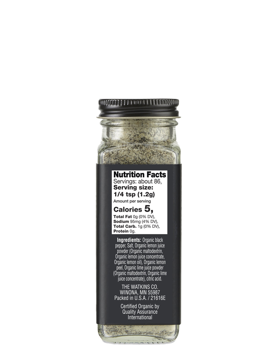 Organic Lemon Pepper Blend