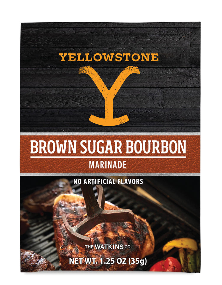 Yellowstone Brown Sugar Bourbon Marinade, Pack of 12