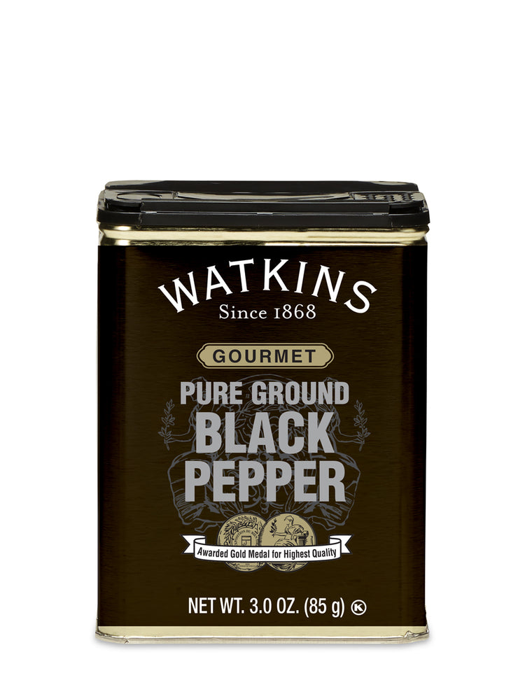 Pure Ground Black Pepper Tin