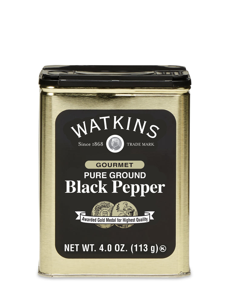 Pure Ground Black Pepper Tin