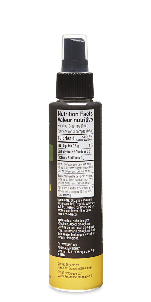 Organic Canola Oil Cooking Spray