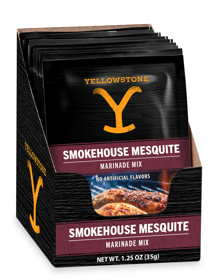 Yellowstone Smokehouse Mesquite Marinade, Pack of 12