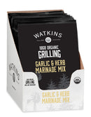 Organic Grilling Garlic Herb Marinade Mix, Pack of 12