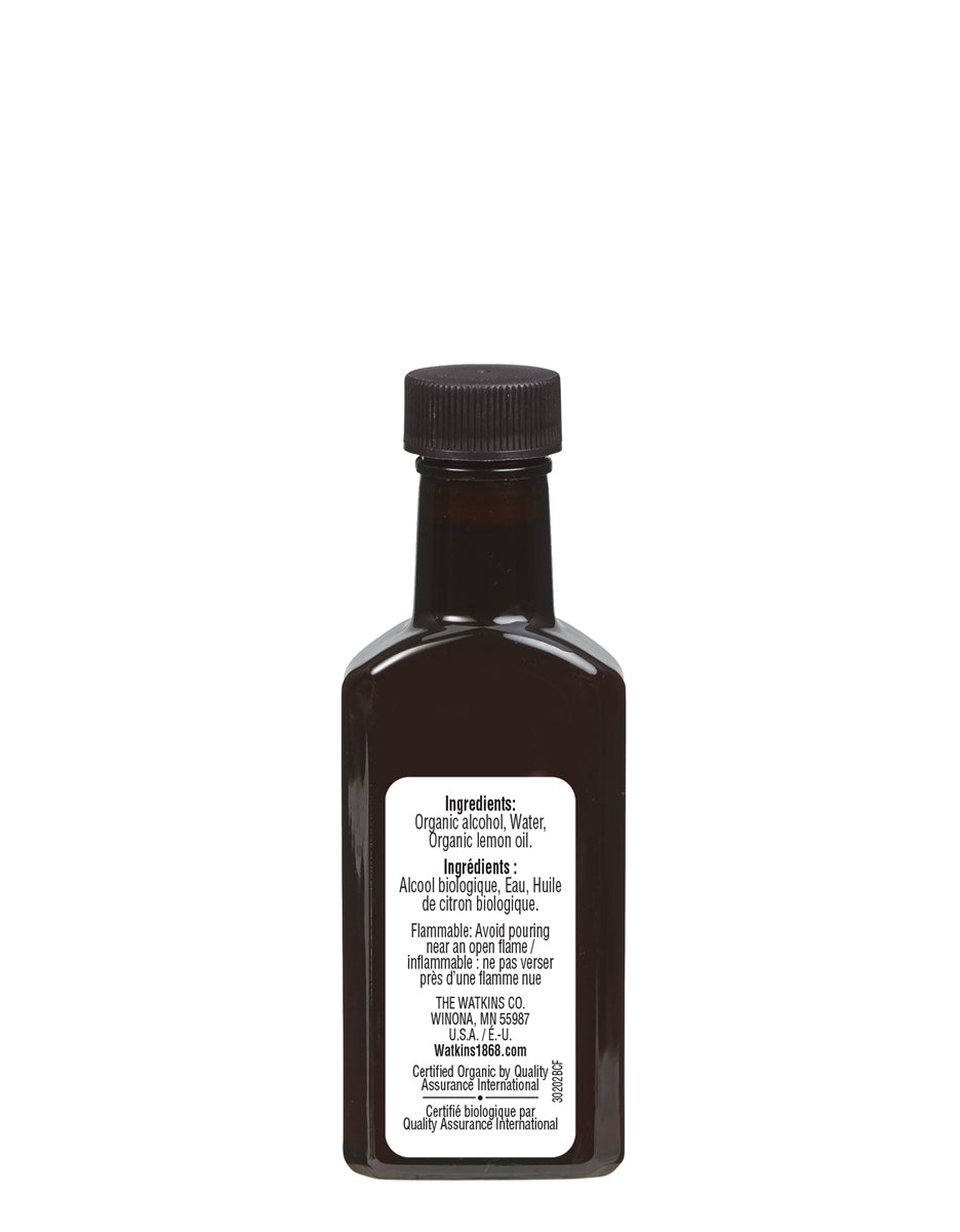 Organic Pure Lemon Extract, 2 fl. oz.