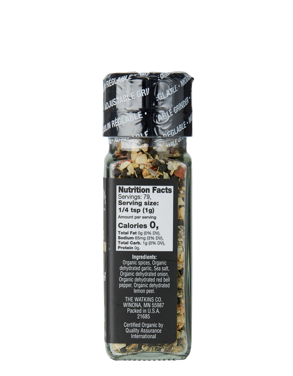 Organic Garlic Peppercorn Grinder