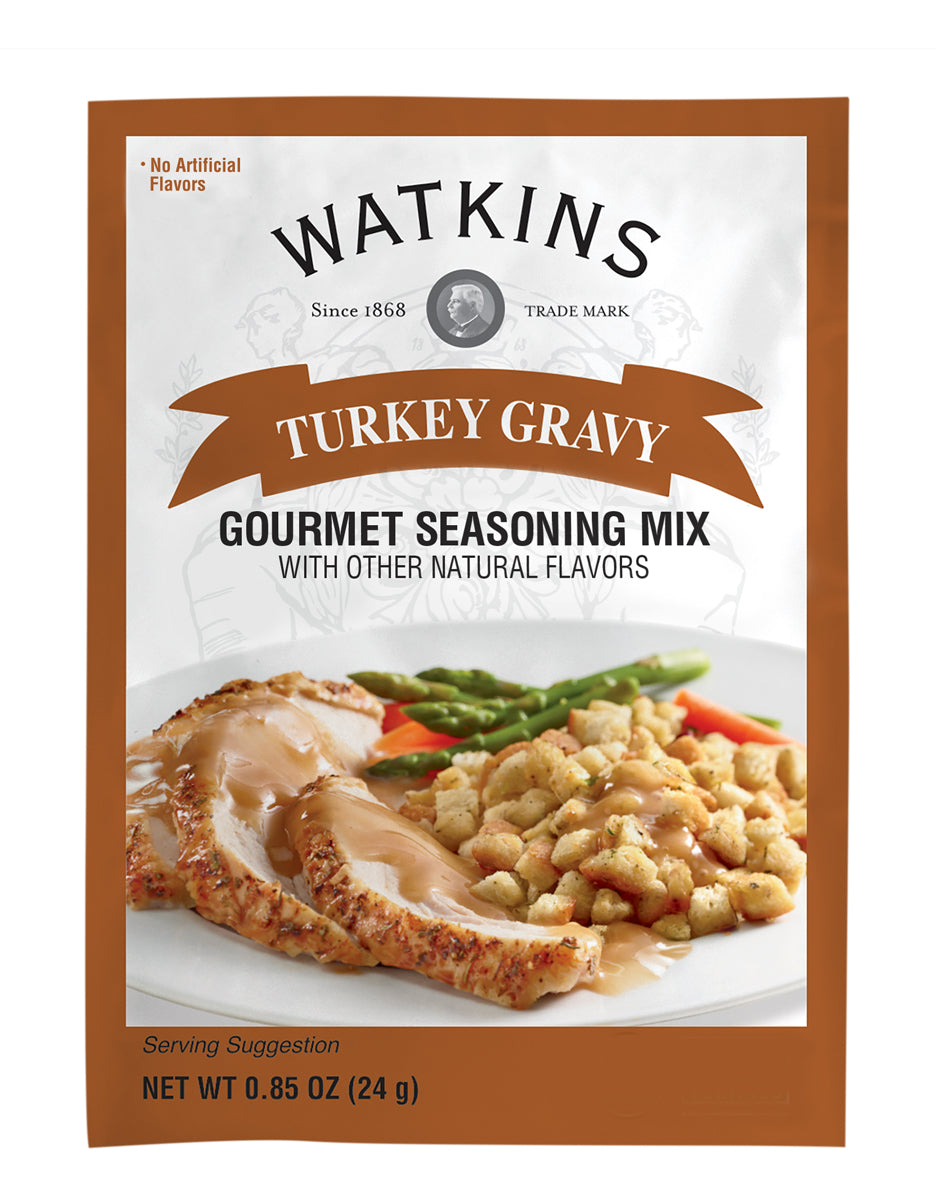 Turkey Gravy Gourmet Seasoning Mix, Pack of 12