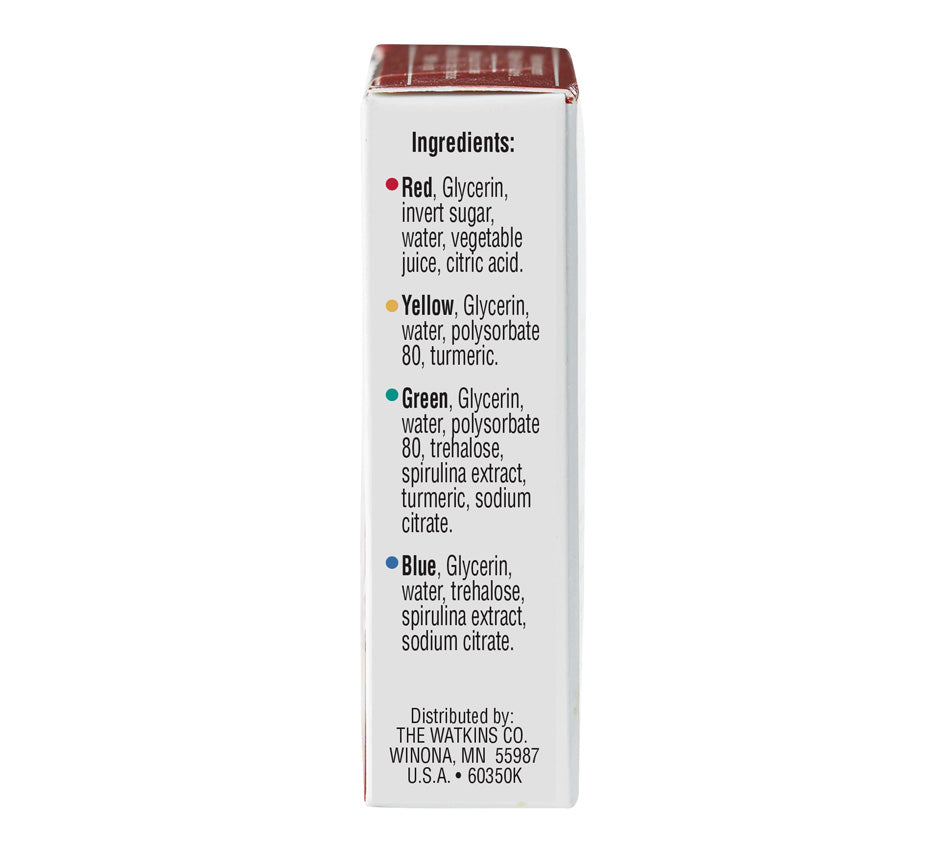 Assorted Food Coloring