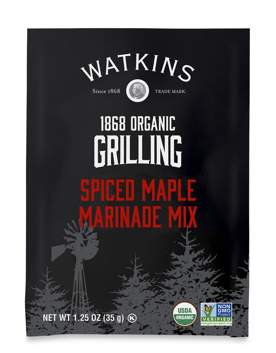 Organic Grilling Spiced Maple Marinade Mix, Pack of 12