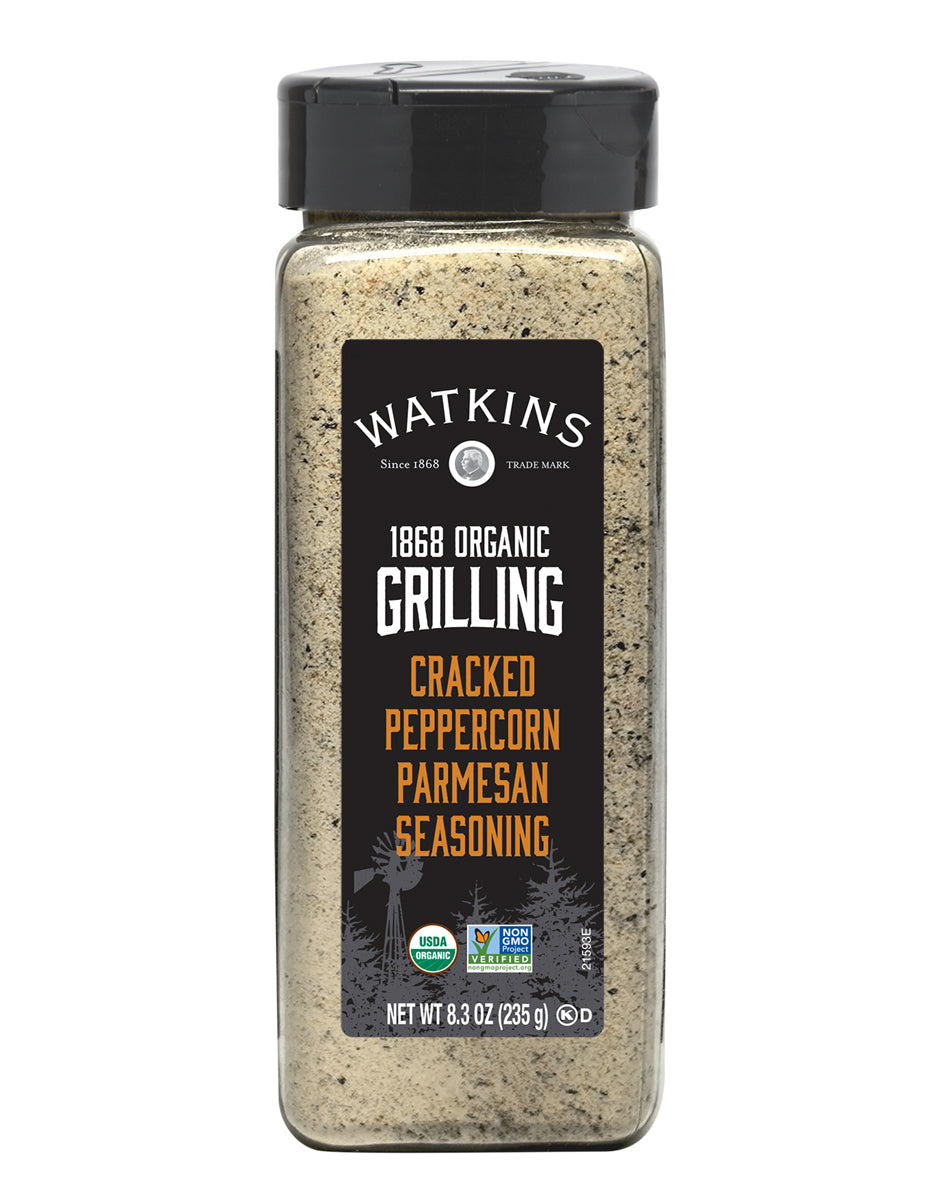 Organic Cracked Peppercorn Parmesan Seasoning